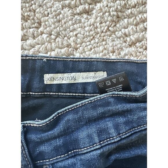 Code Bleu Kensington Slim Straight Womens denim blue Jeans Sz 16 Inseam 29 - Picture 4 of 5